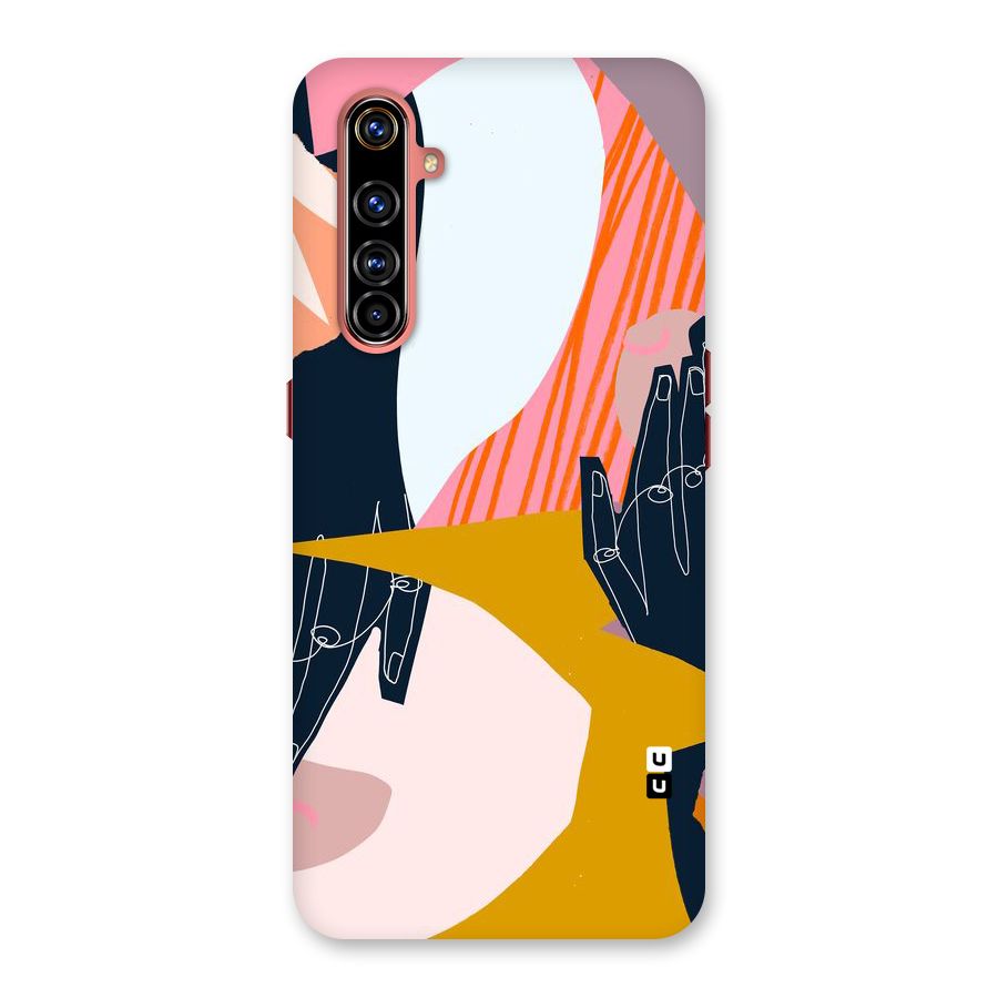 Abstract Hands Back Case for Realme X50 Pro