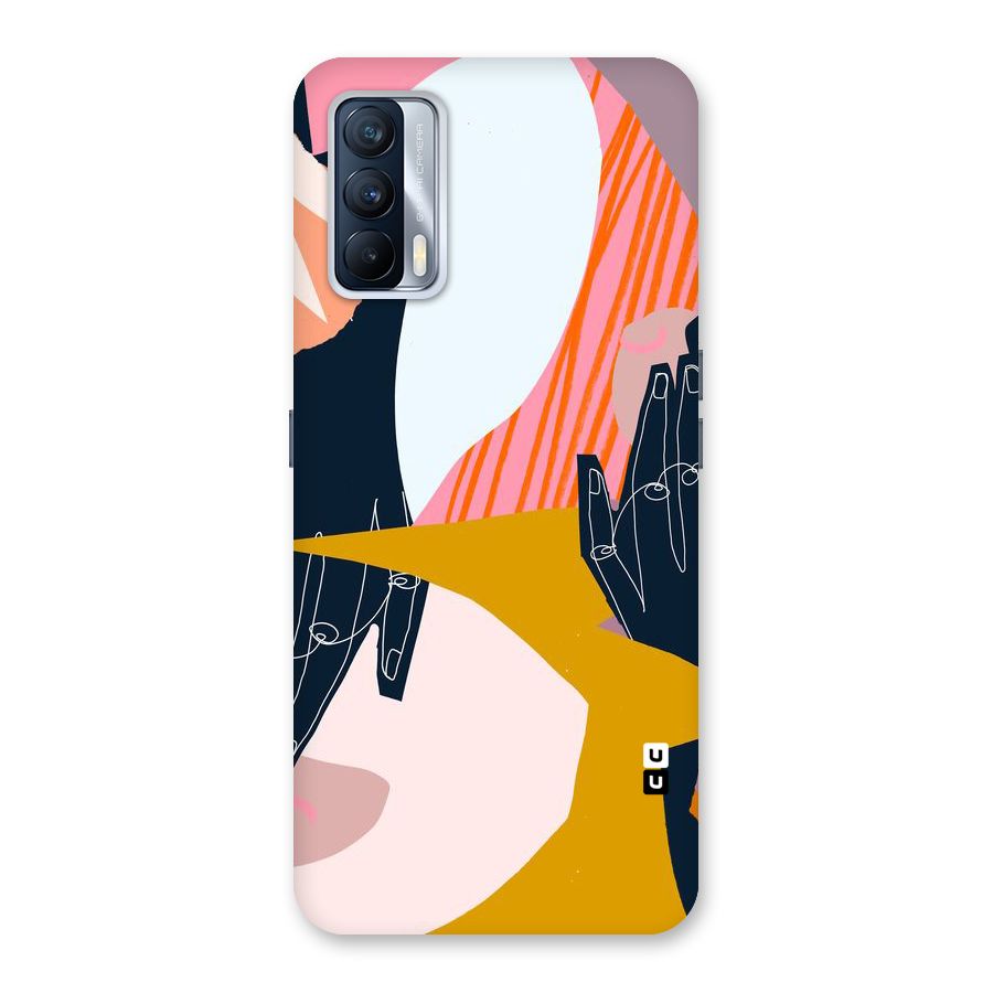 Abstract Hands Back Case for Realme X7