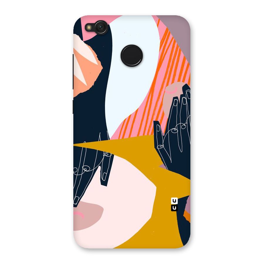 Abstract Hands Back Case for Redmi 4