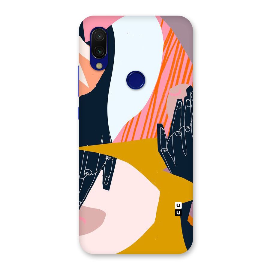 Abstract Hands Back Case for Redmi 7
