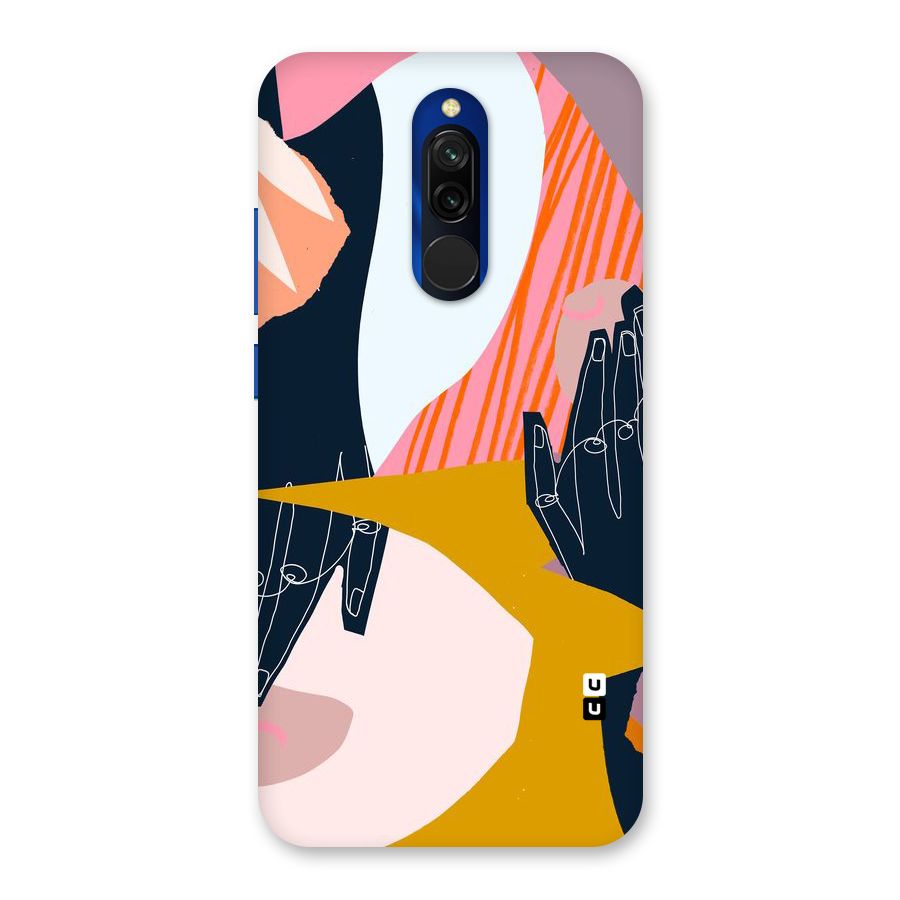 Abstract Hands Back Case for Redmi 8
