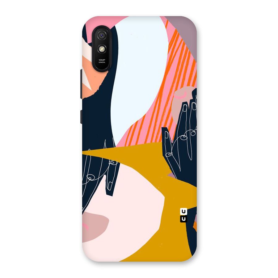 Abstract Hands Back Case for Redmi 9A