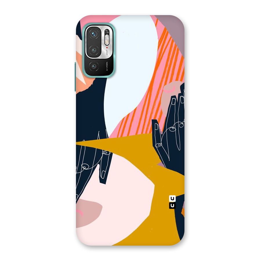 Abstract Hands Back Case for Redmi Note 10T 5G