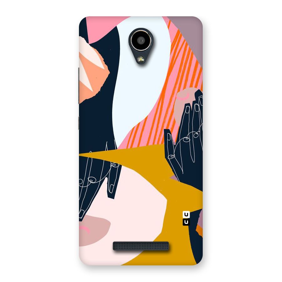 Abstract Hands Back Case for Redmi Note 2