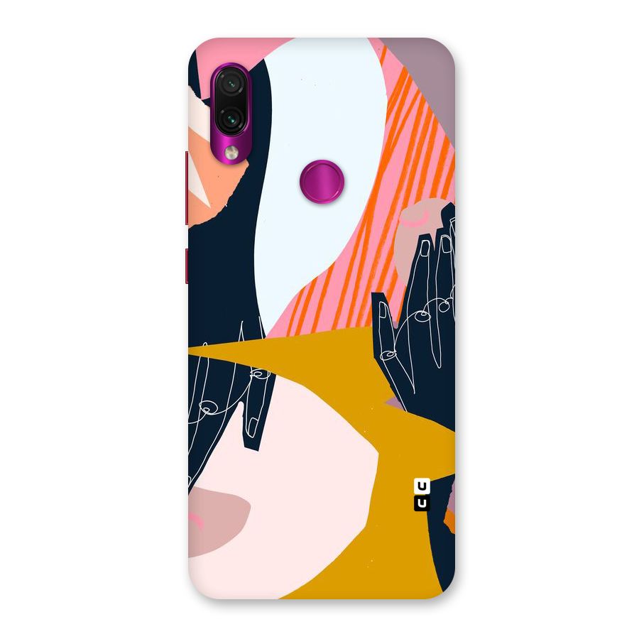 Abstract Hands Back Case for Redmi Note 7 Pro