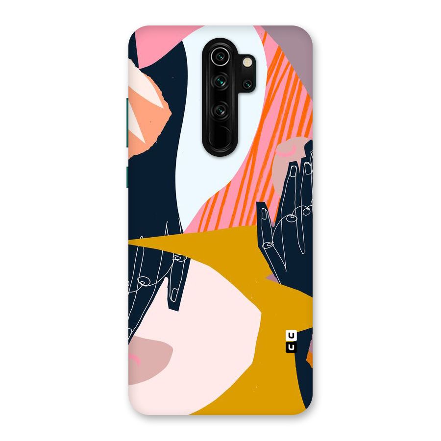 Abstract Hands Back Case for Redmi Note 8 Pro