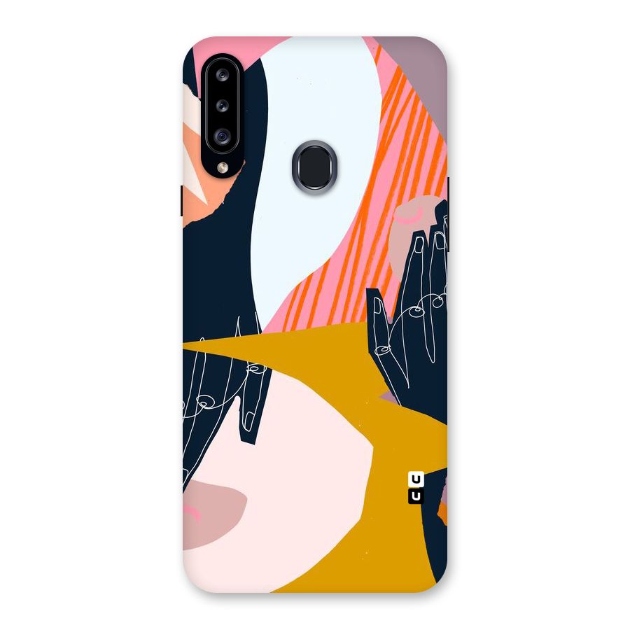 Abstract Hands Back Case for Samsung Galaxy A20s
