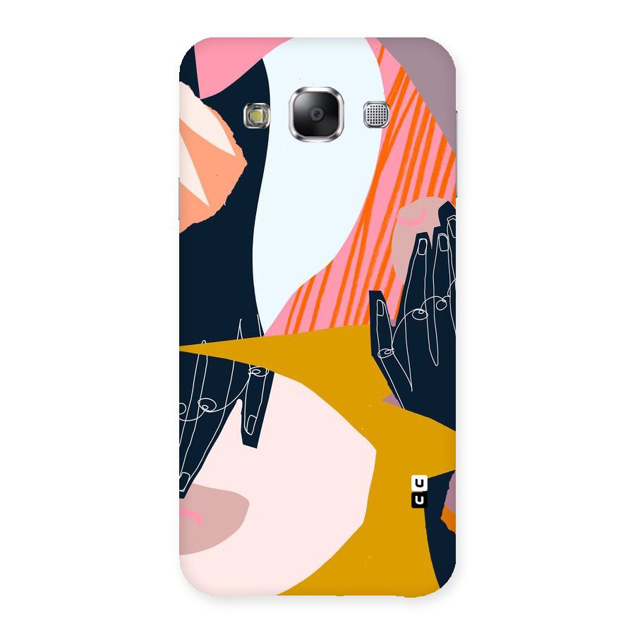 Abstract Hands Back Case for Samsung Galaxy E5