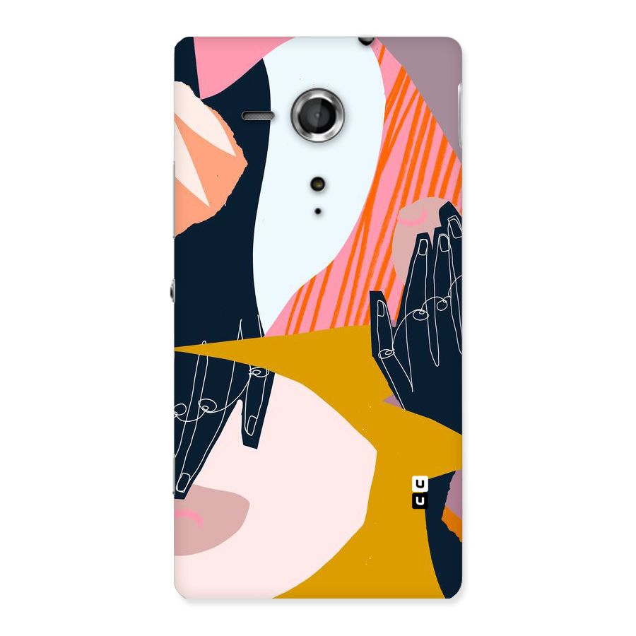 Abstract Hands Back Case for Sony Xperia SP