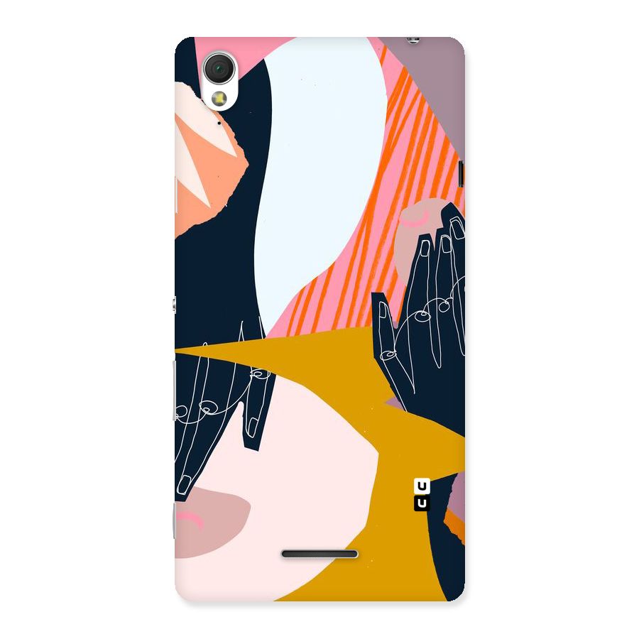 Abstract Hands Back Case for Sony Xperia T3