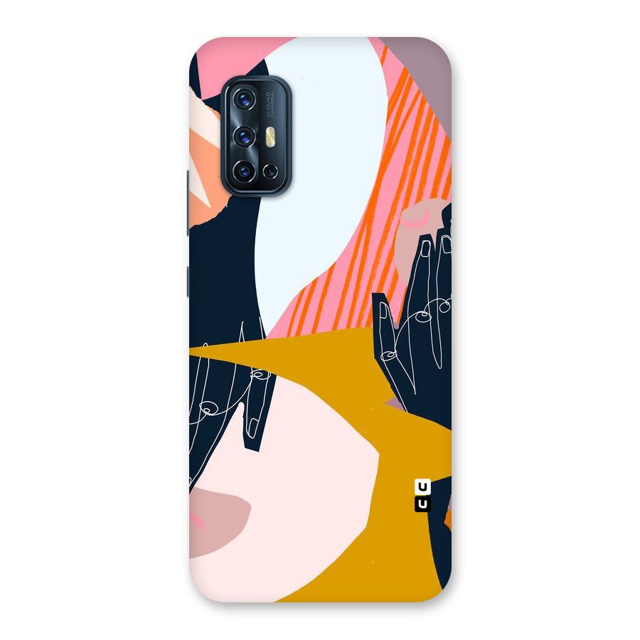 Abstract Hands Back Case for Vivo V17
