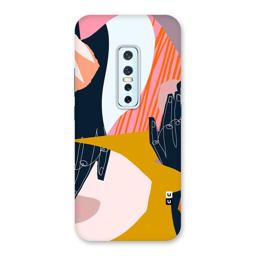 Abstract Hands Back Case for Vivo V17 Pro