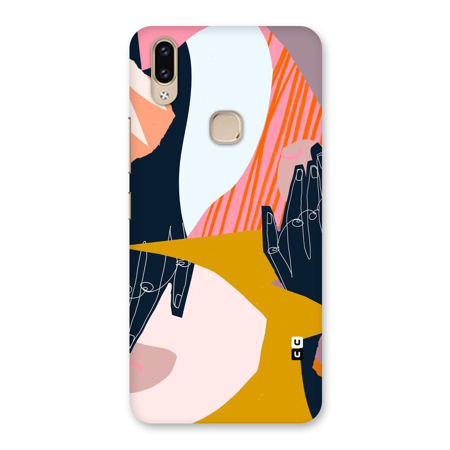 Abstract Hands Back Case for Vivo V9 Youth