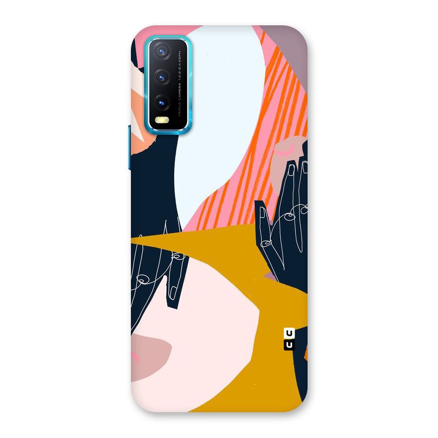 Abstract Hands Back Case for Vivo Y20