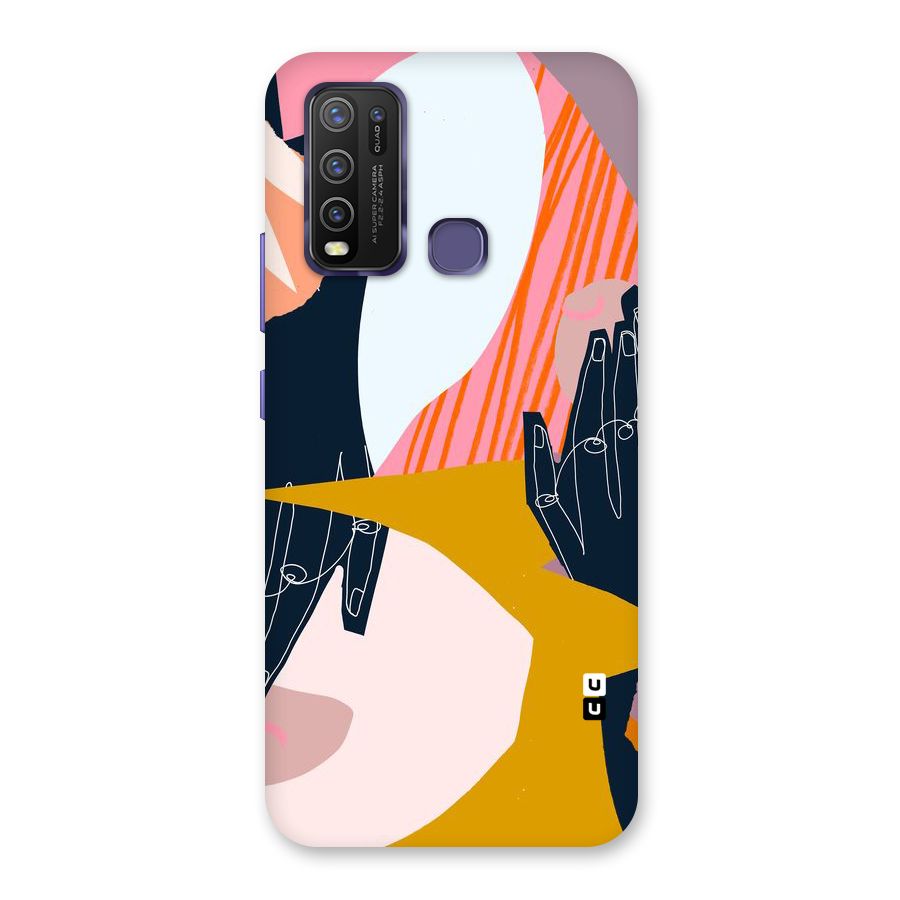 Abstract Hands Back Case for Vivo Y50