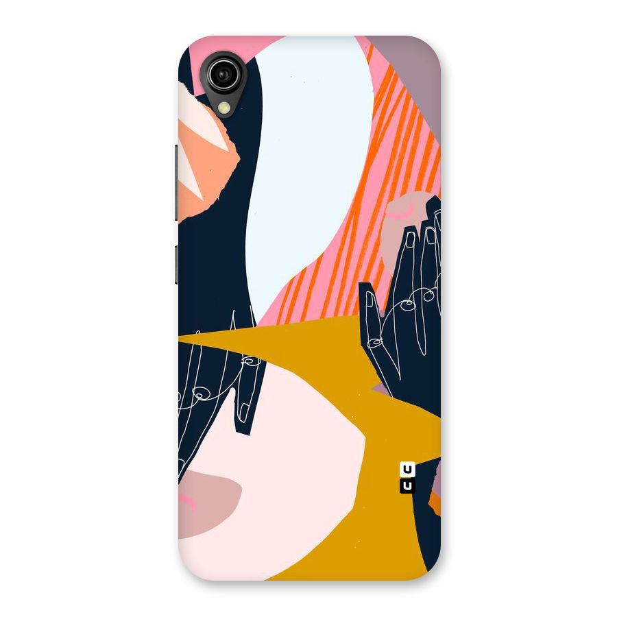 Abstract Hands Back Case for Vivo Y90