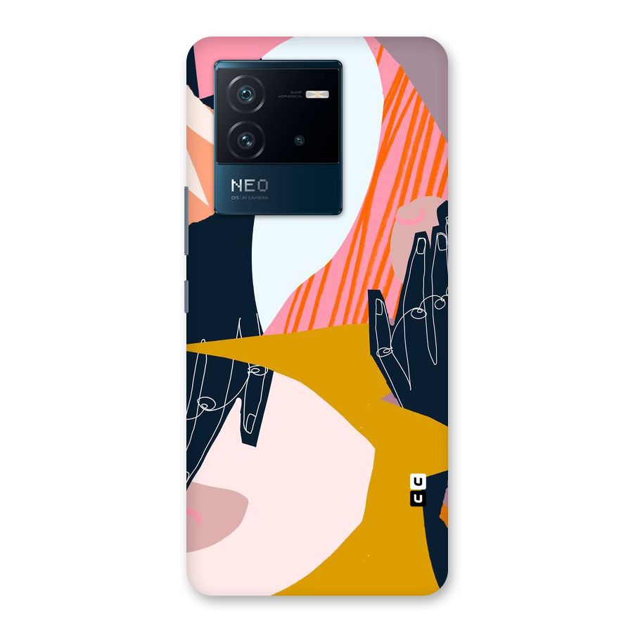 Abstract Hands Back Case for Vivo iQOO Neo 6 5G
