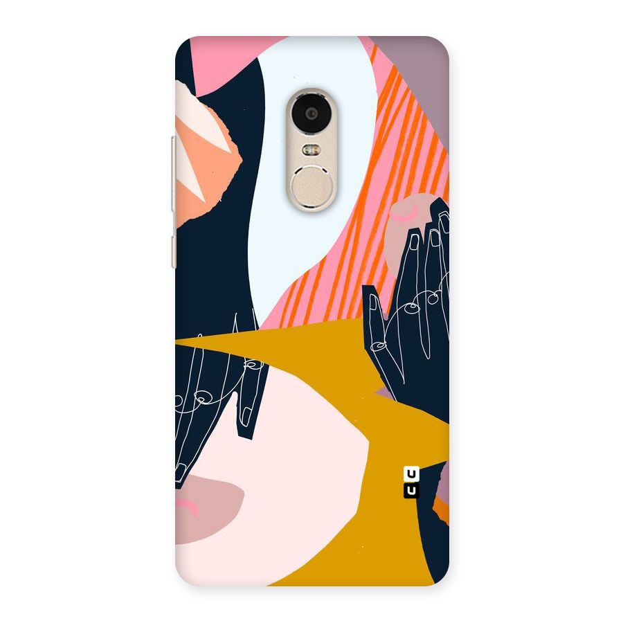 Abstract Hands Back Case for Xiaomi Redmi Note 4