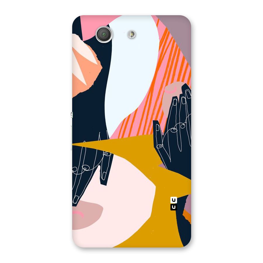 Abstract Hands Back Case for Xperia Z3 Compact