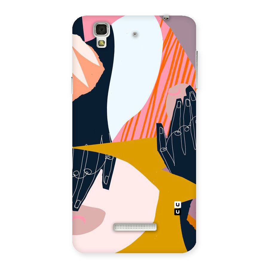 Abstract Hands Back Case for Yu Yureka