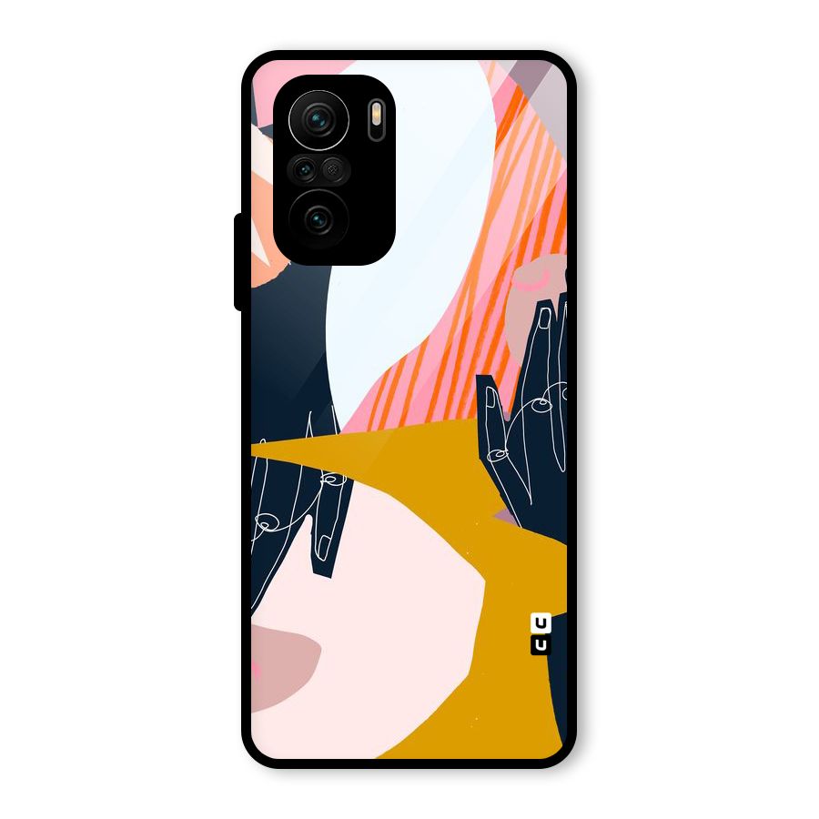 Abstract Hands Glass Back Case for Mi 11x