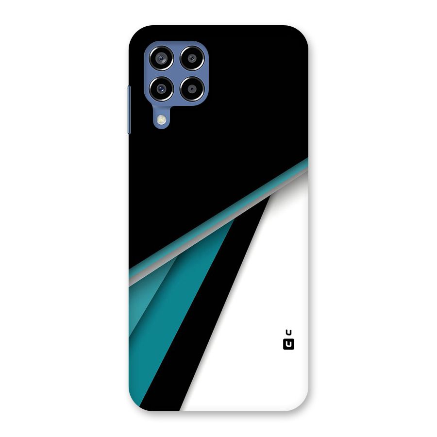 Abstract Lines Of Blue Back Case for Galaxy M53 5G