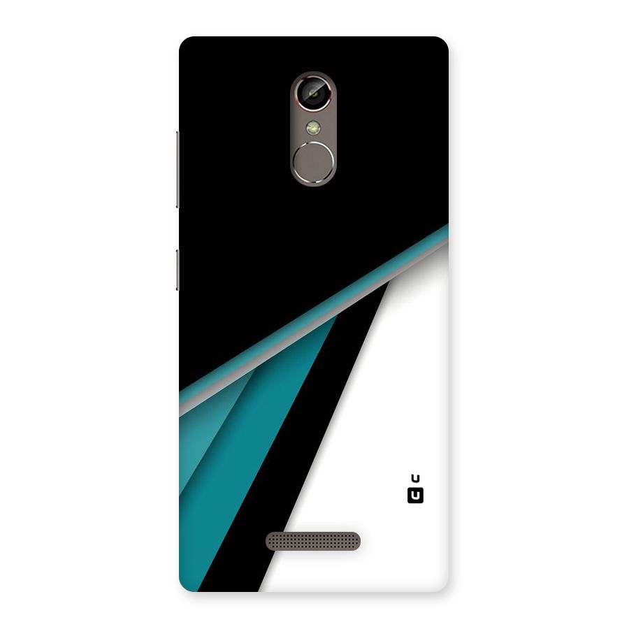 Abstract Lines Of Blue Back Case for Gionee S6s