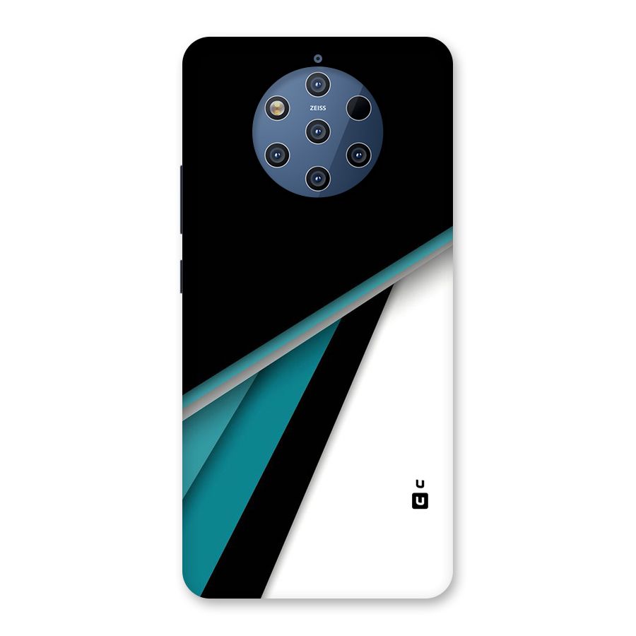 Abstract Lines Of Blue Back Case for Nokia 9 PureView