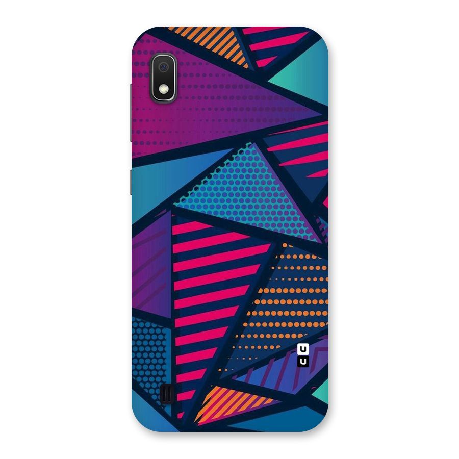 Abstract Lines Polka Back Case for Galaxy A10