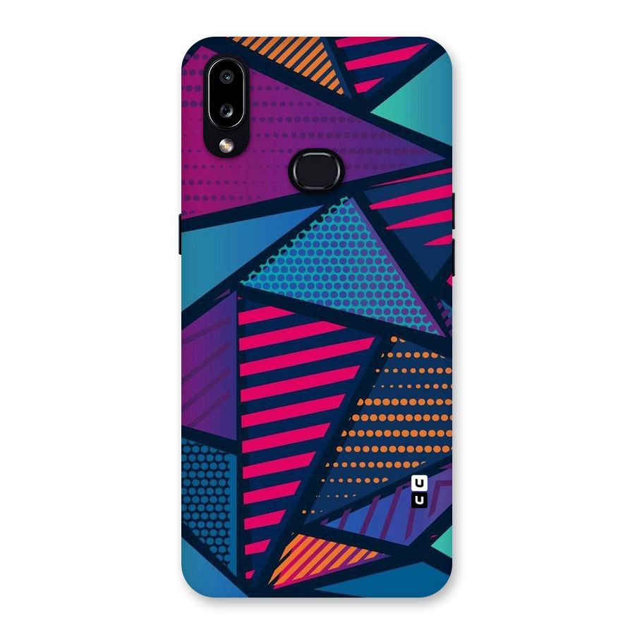 Abstract Lines Polka Back Case for Galaxy A10s