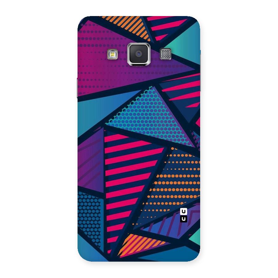 Abstract Lines Polka Back Case for Galaxy A3
