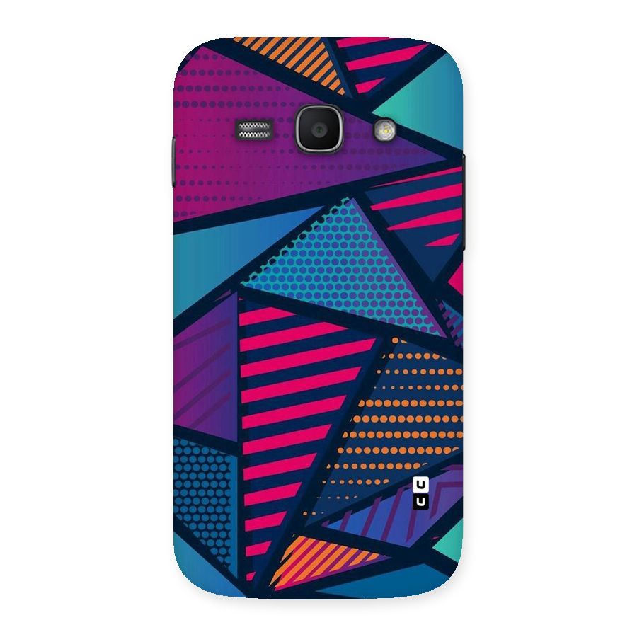 Abstract Lines Polka Back Case for Galaxy Ace 3