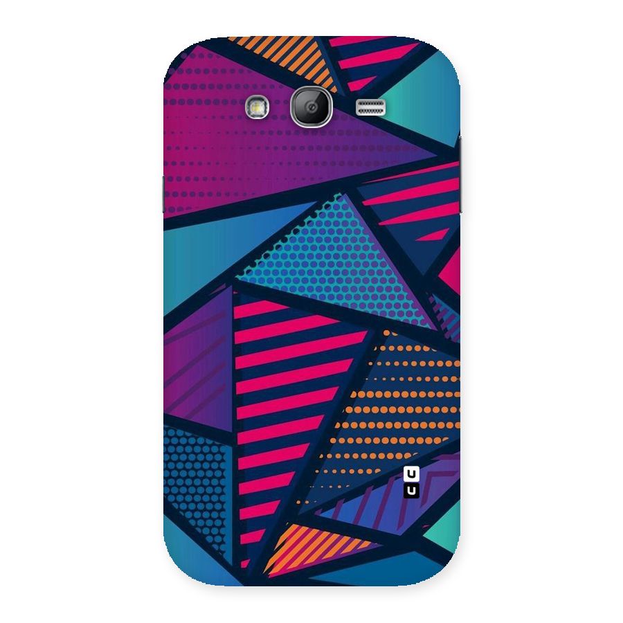 Abstract Lines Polka Back Case for Galaxy Grand Neo