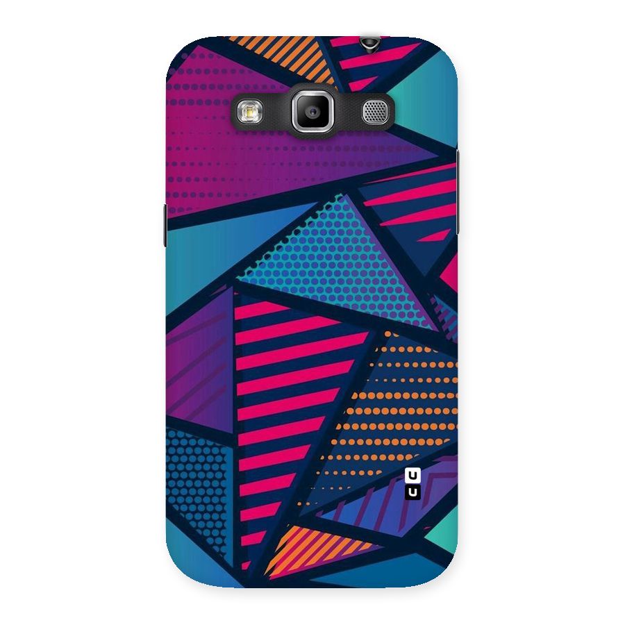 Abstract Lines Polka Back Case for Galaxy Grand Quattro