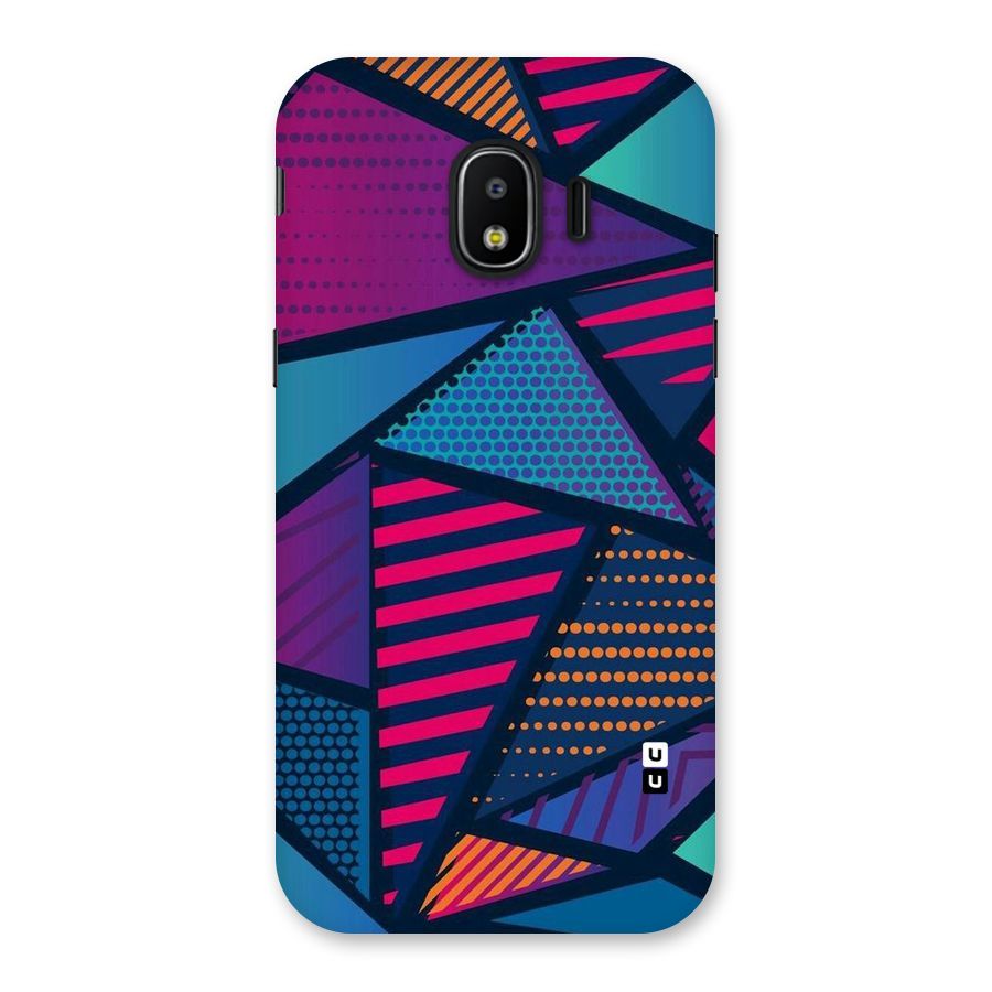 Abstract Lines Polka Back Case for Galaxy J2 Pro 2018