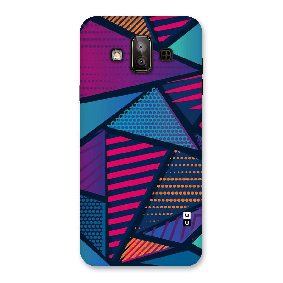 Abstract Lines Polka Back Case for Galaxy J7 Duo