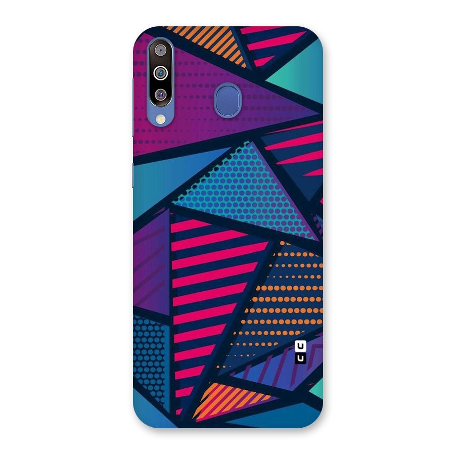 Abstract Lines Polka Back Case for Galaxy M30