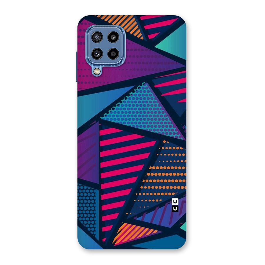 Abstract Lines Polka Back Case for Galaxy M32