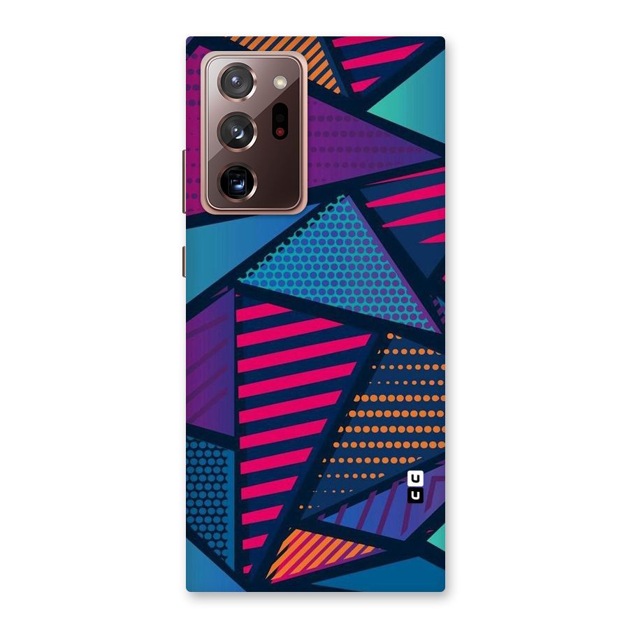 Abstract Lines Polka Back Case for Galaxy Note 20 Ultra