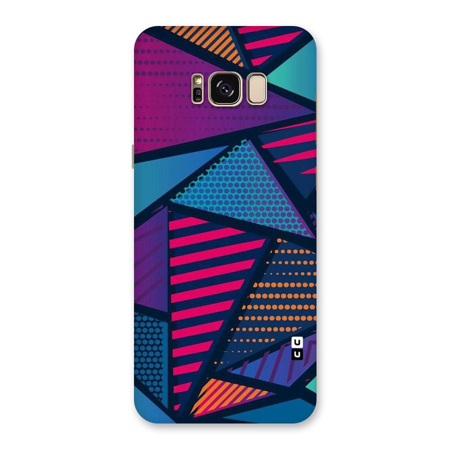 Abstract Lines Polka Back Case for Galaxy S8 Plus