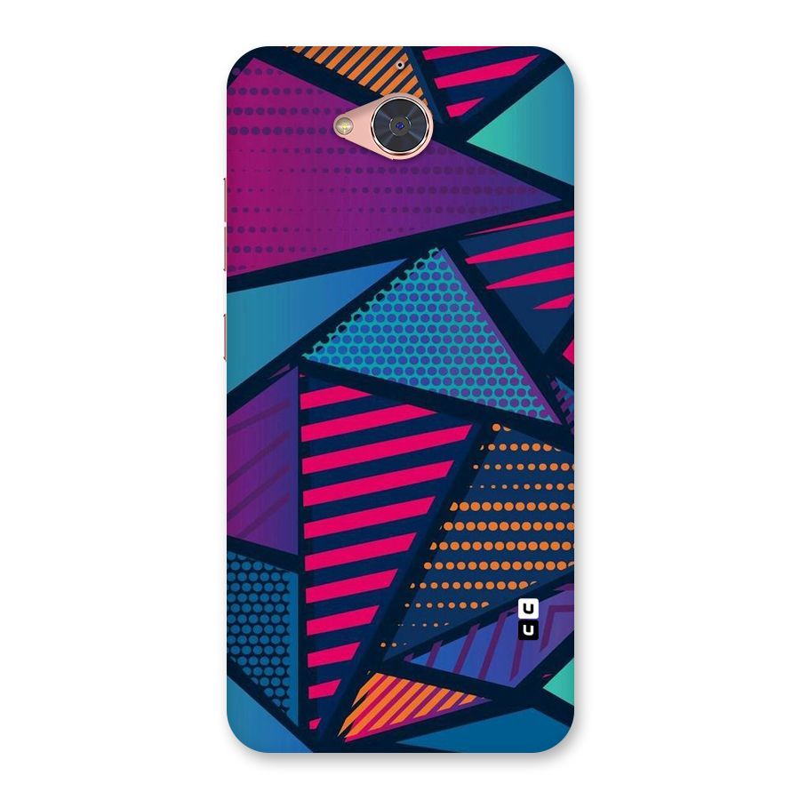 Abstract Lines Polka Back Case for Gionee S6 Pro