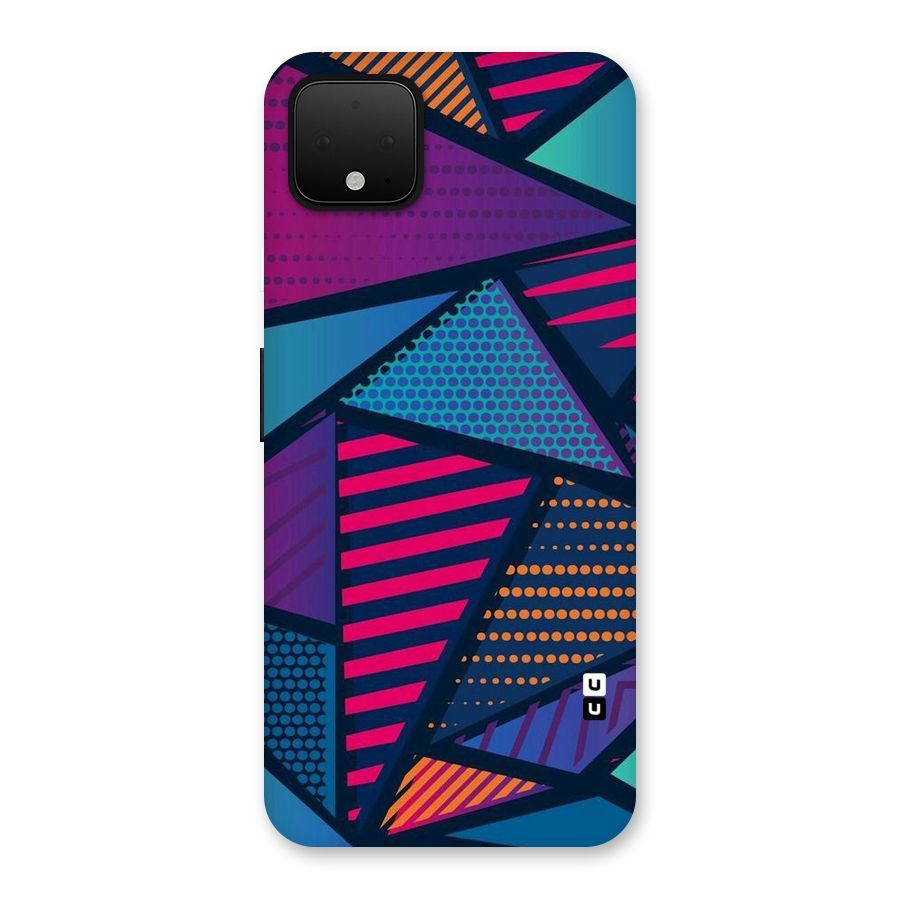 Abstract Lines Polka Back Case for Google Pixel 4 XL