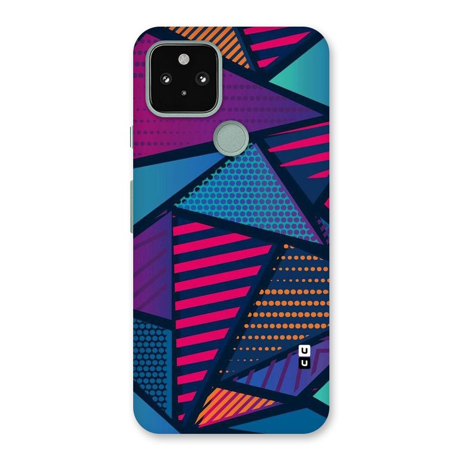 Abstract Lines Polka Back Case for Google Pixel 5