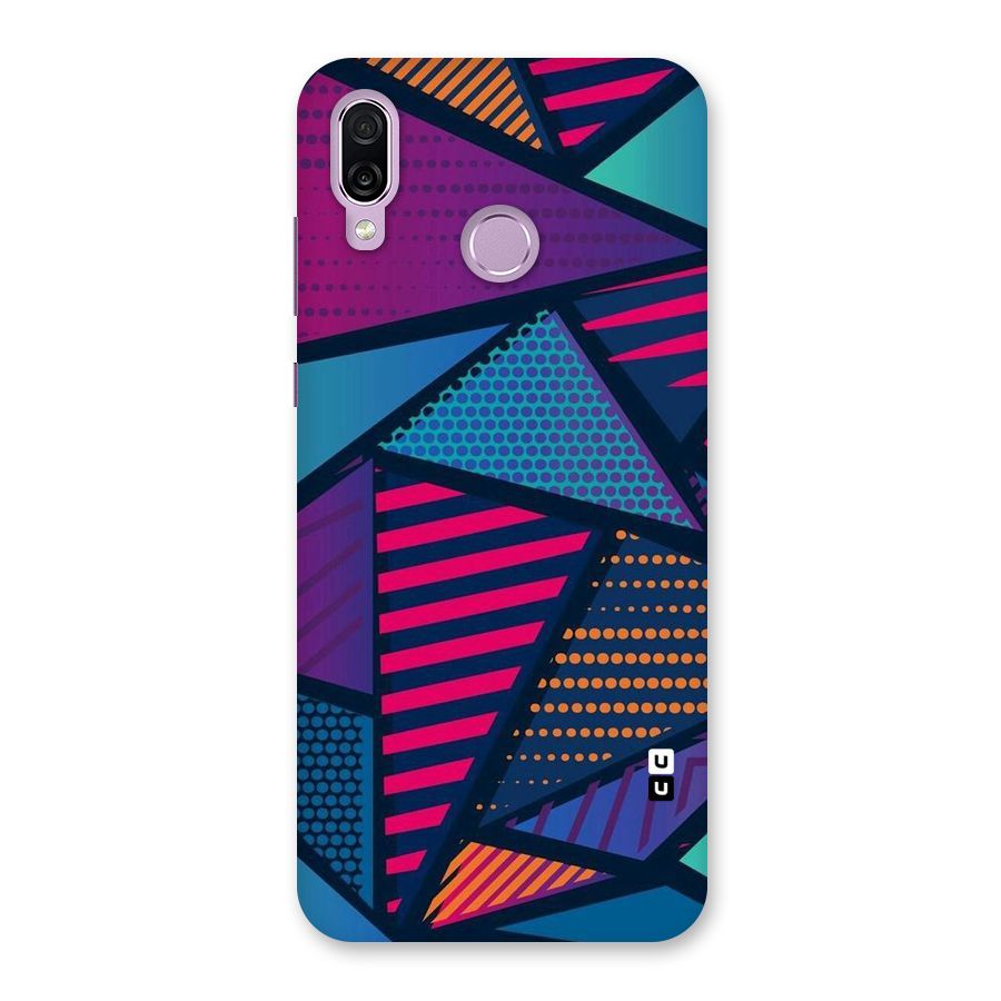 Abstract Lines Polka Back Case for Honor Play