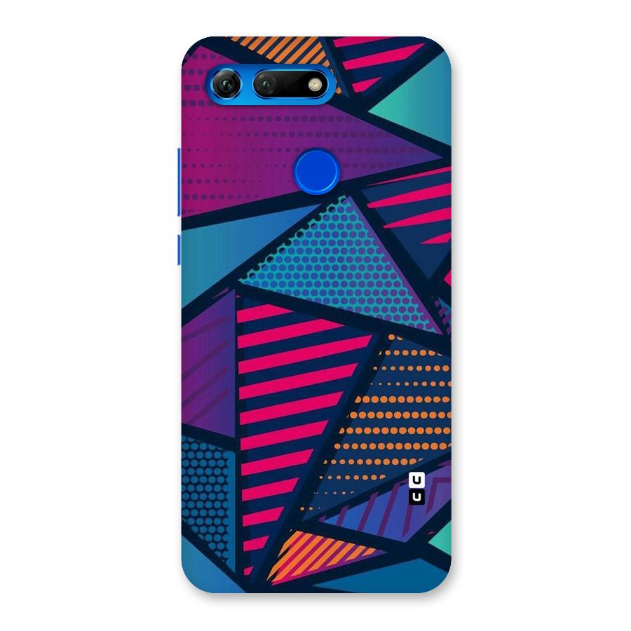 Abstract Lines Polka Back Case for Honor View 20