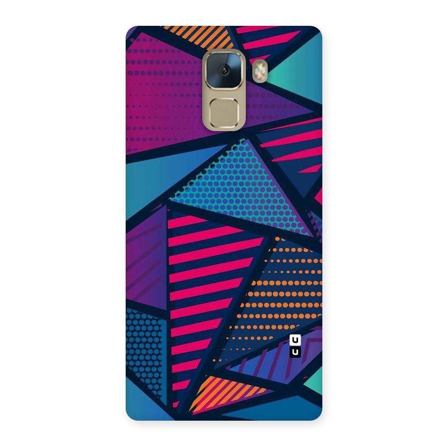 Abstract Lines Polka Back Case for Huawei Honor 7