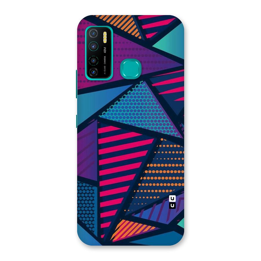 Abstract Lines Polka Back Case for Infinix Hot 9 Pro