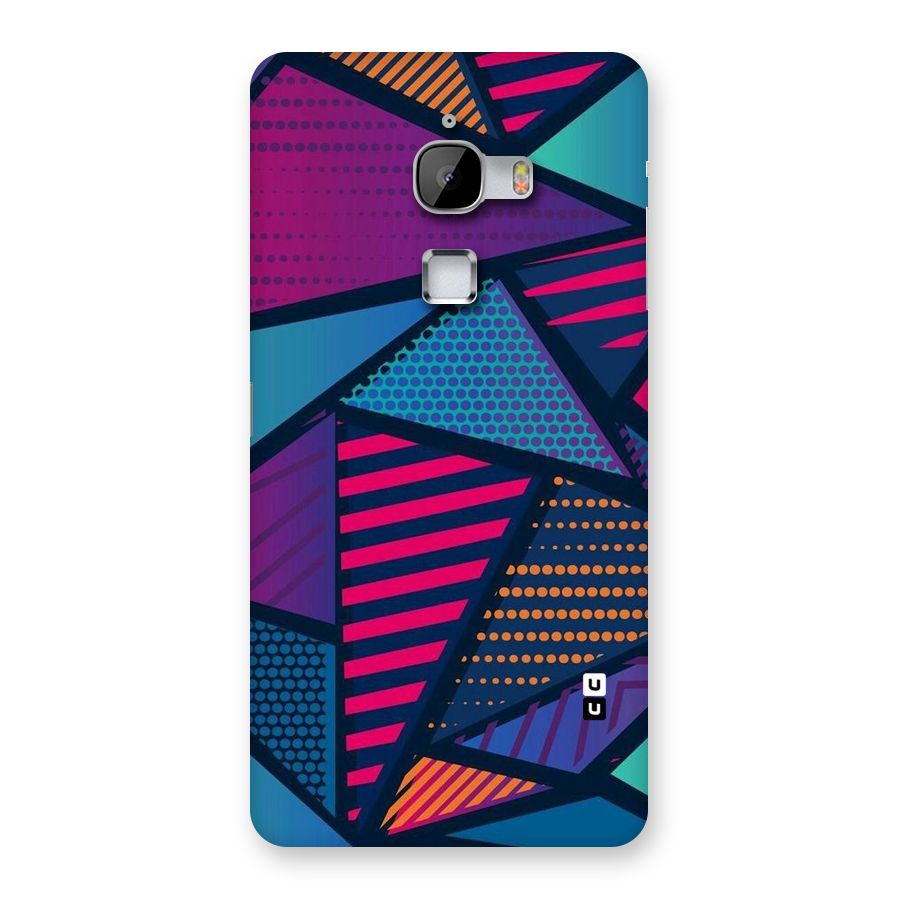 Abstract Lines Polka Back Case for LeTv Le Max