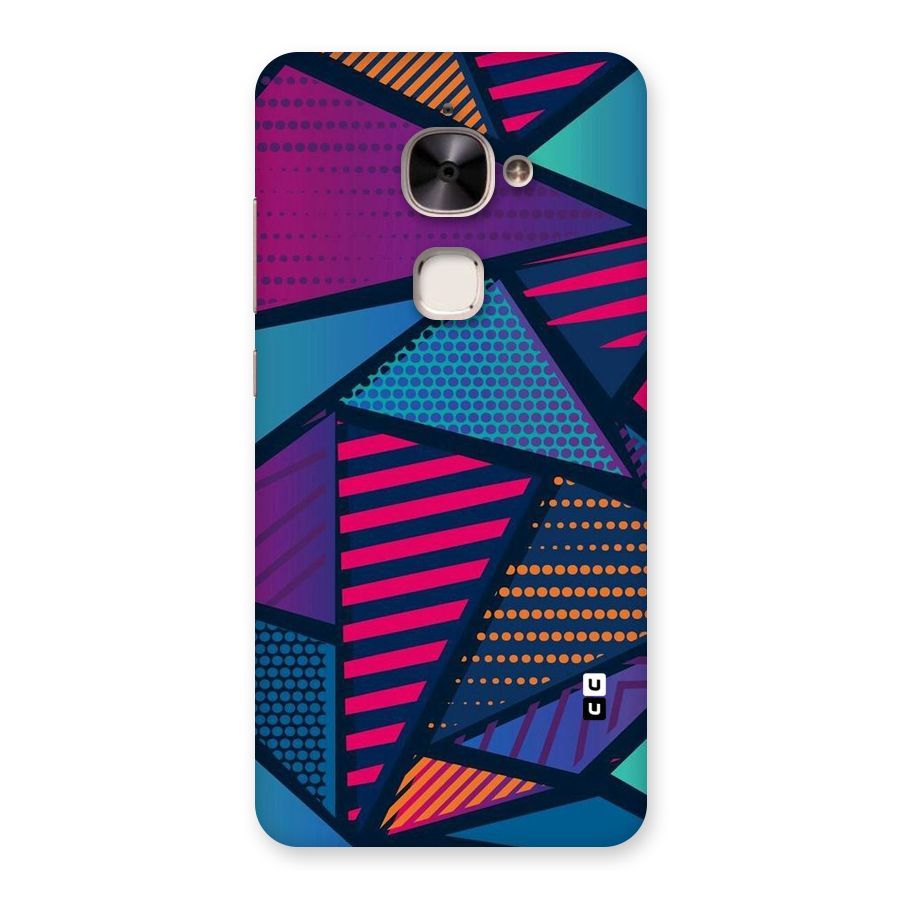 Abstract Lines Polka Back Case for Le 2