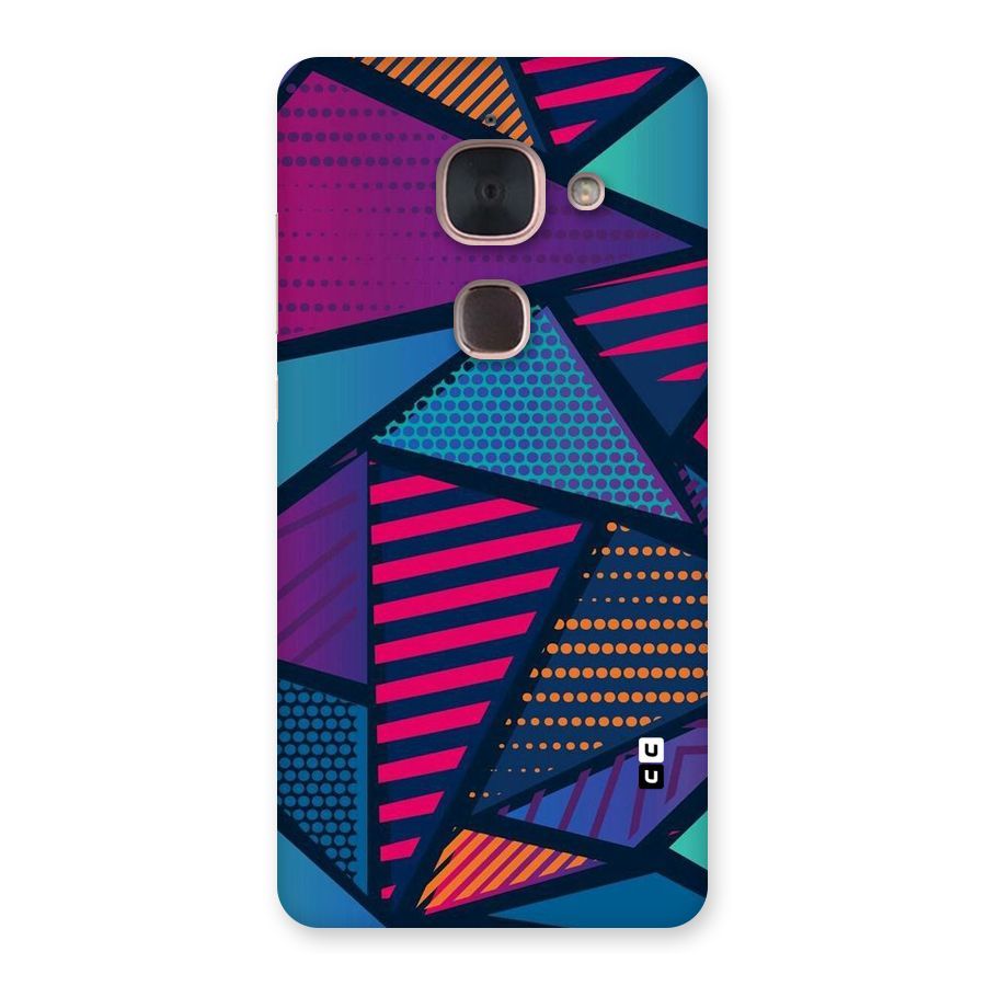 Abstract Lines Polka Back Case for Le Max 2
